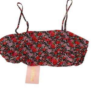 NWT Missguided floral bra top size 6